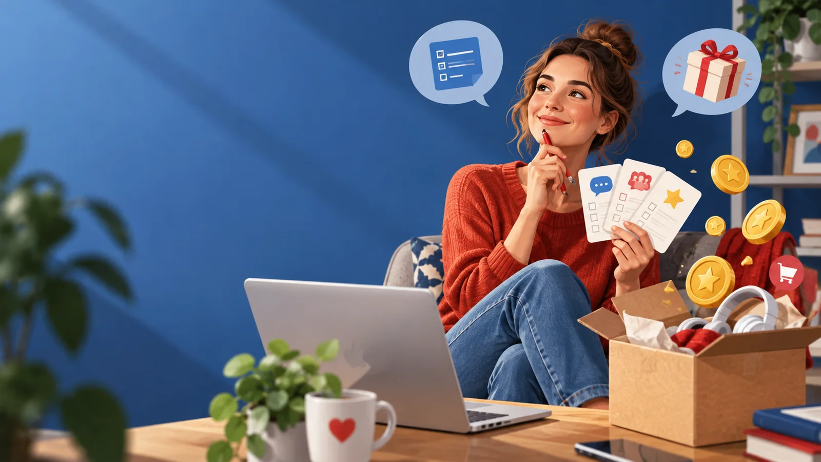 Umfragen, Cashback und Prämien bei einer GPT-Plattform